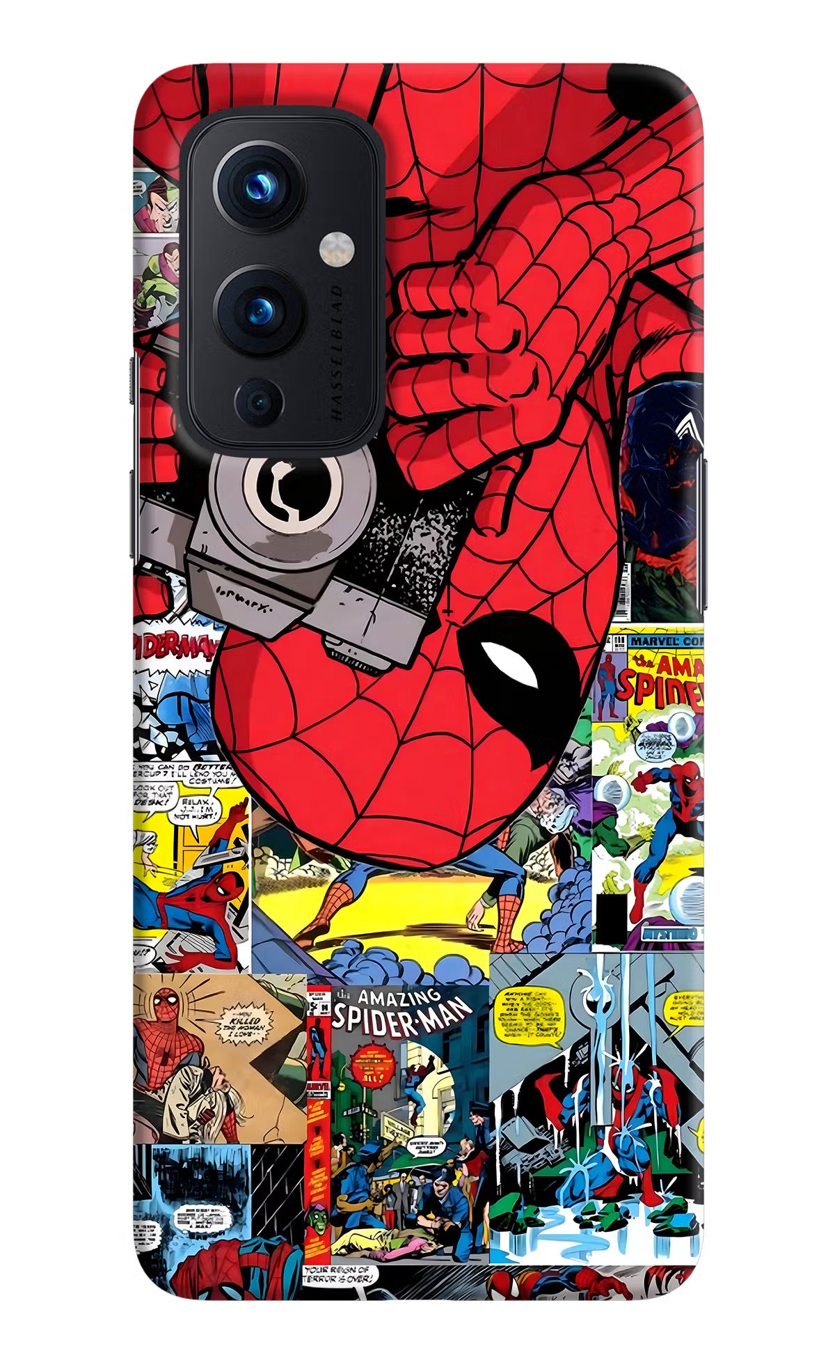Spider Man Oneplus 9 Hard Case Back Cover by Casekaro
