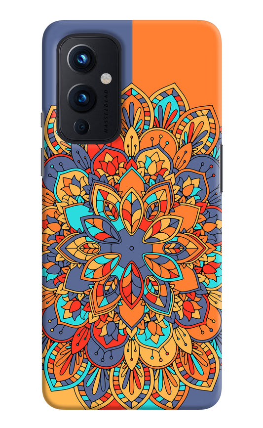 Color Mandala Oneplus 9 Hard Case Back Cover by Casekaro