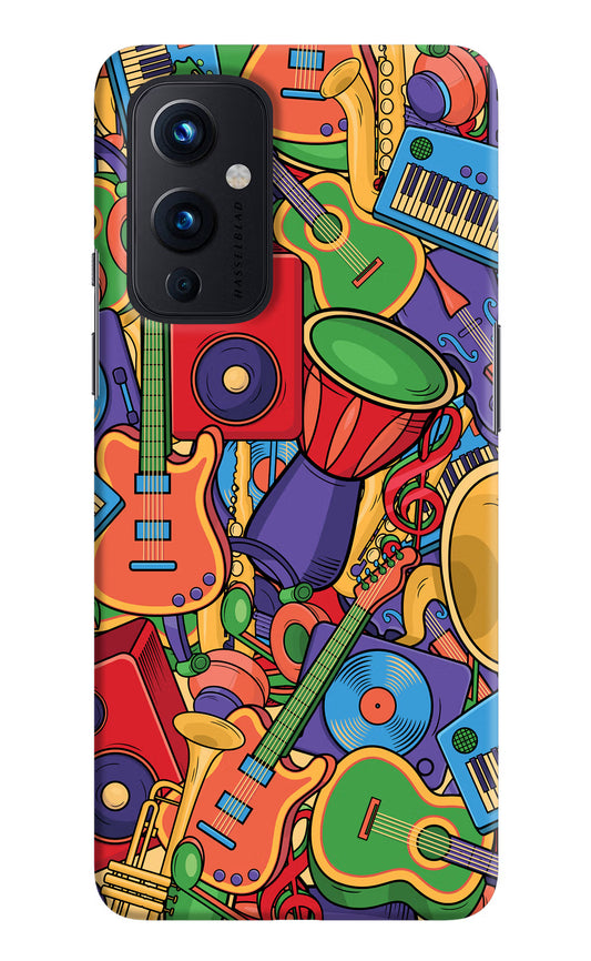 Music Instrument Doodle Oneplus 9 Hard Case Back Cover by Casekaro