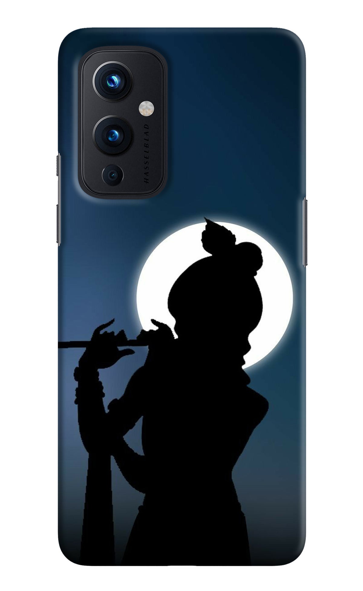 Shri Krishna Silhouette Oneplus 9 Back Cover