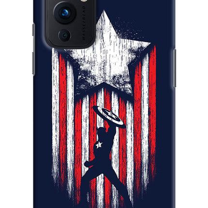 Captain America Marvel Art Oneplus 9 Hard Case Back Cover by Casekaro