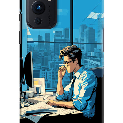 Focused Hustler (AI Generated) Oneplus 9 Hard Case Back Cover by Casekaro