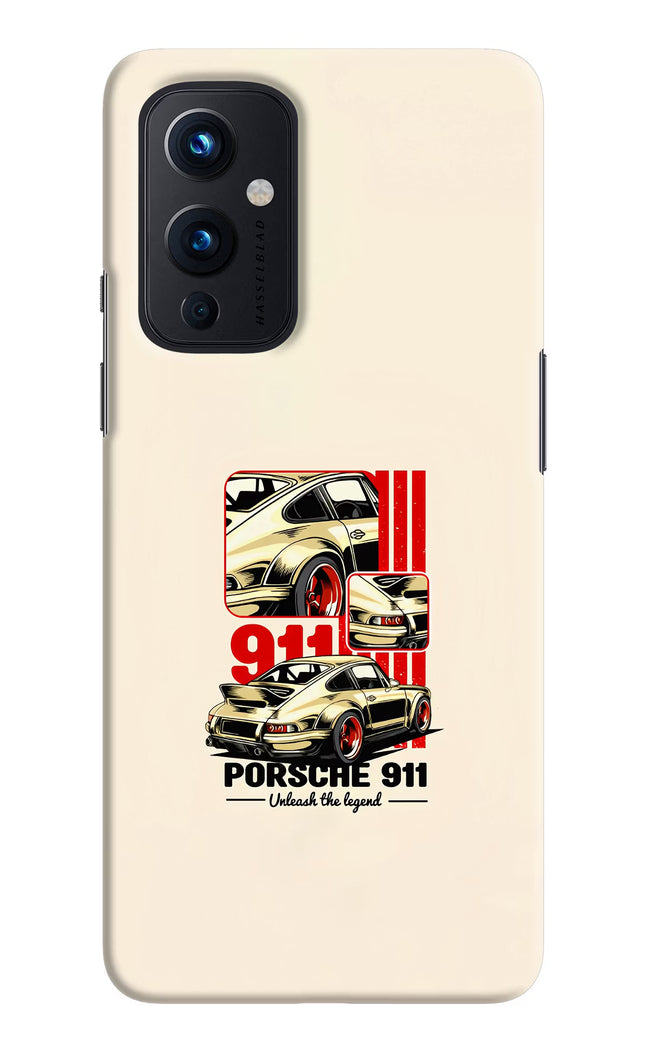 Classic Porsche 911 Oneplus 9 Hard Case Back Cover by Casekaro