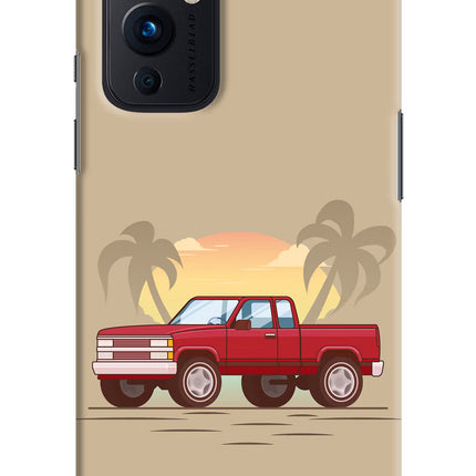 Desert Classic Drive Oneplus 9 Hard Case Back Cover by Casekaro