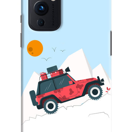 Mountain Trail Beast Oneplus 9 Hard Case Back Cover by Casekaro