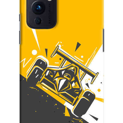Track King Oneplus 9 Hard Case Back Cover by Casekaro