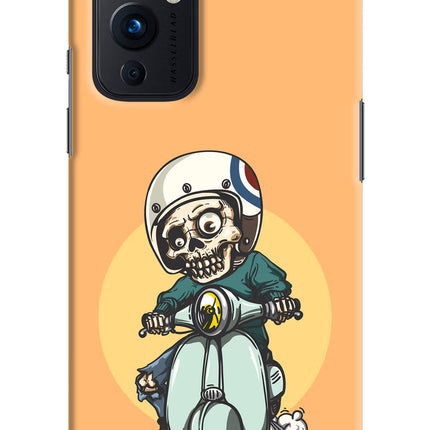 Undead Biker Oneplus 9 Hard Case Back Cover by Casekaro