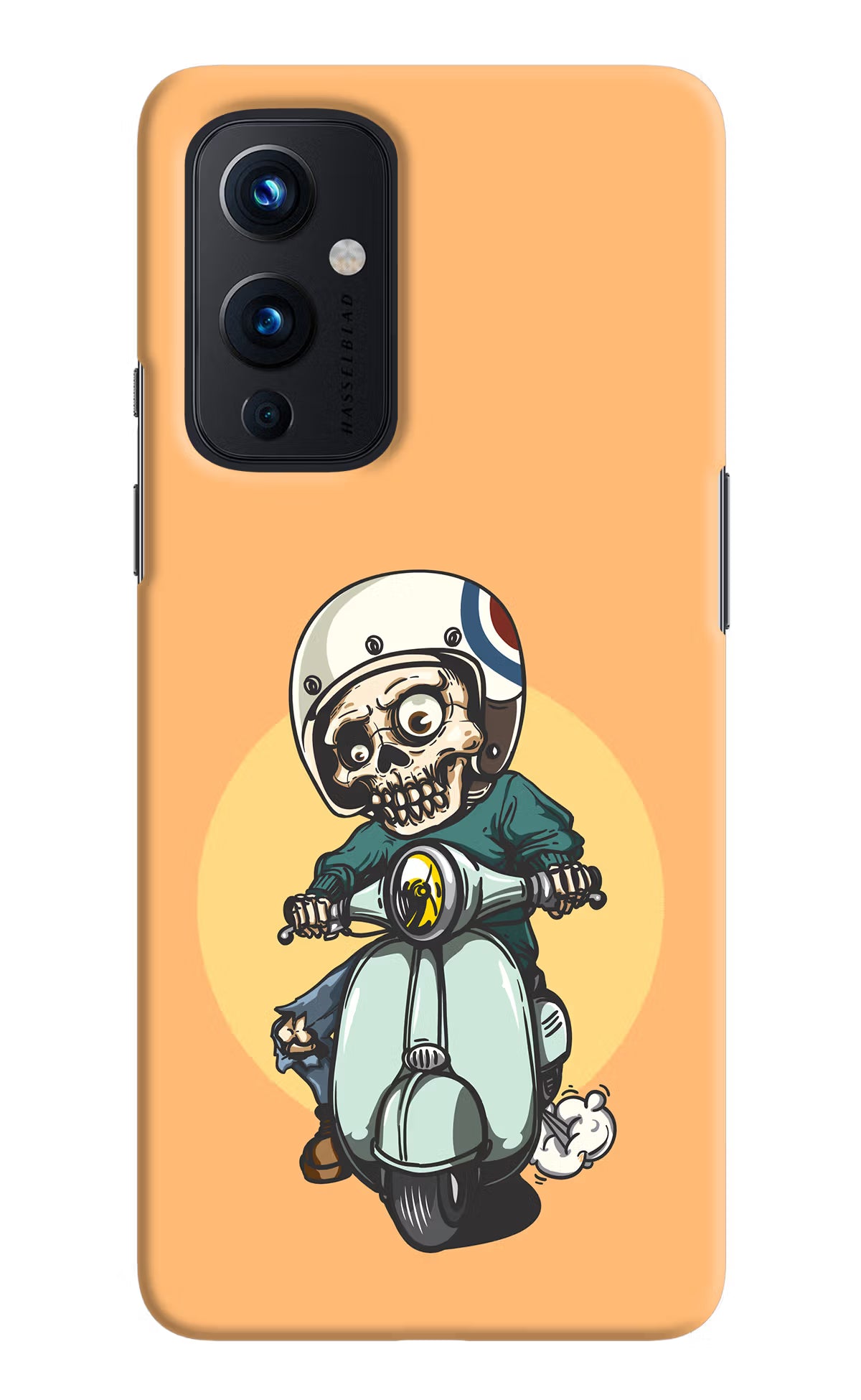 Undead Biker Oneplus 9 Hard Case Back Cover by Casekaro