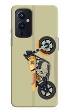 Vertical Speedster Oneplus 9 Hard Case Back Cover by Casekaro