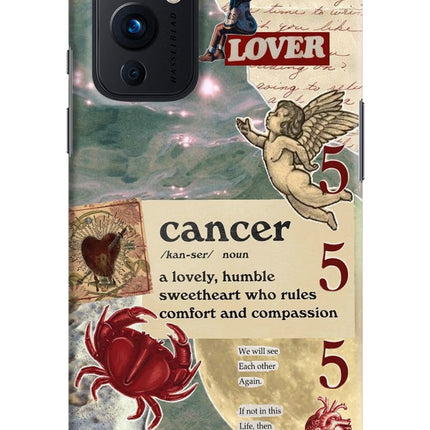 Cancer Zodiac Oneplus 9 Hard Case Back Cover by Casekaro