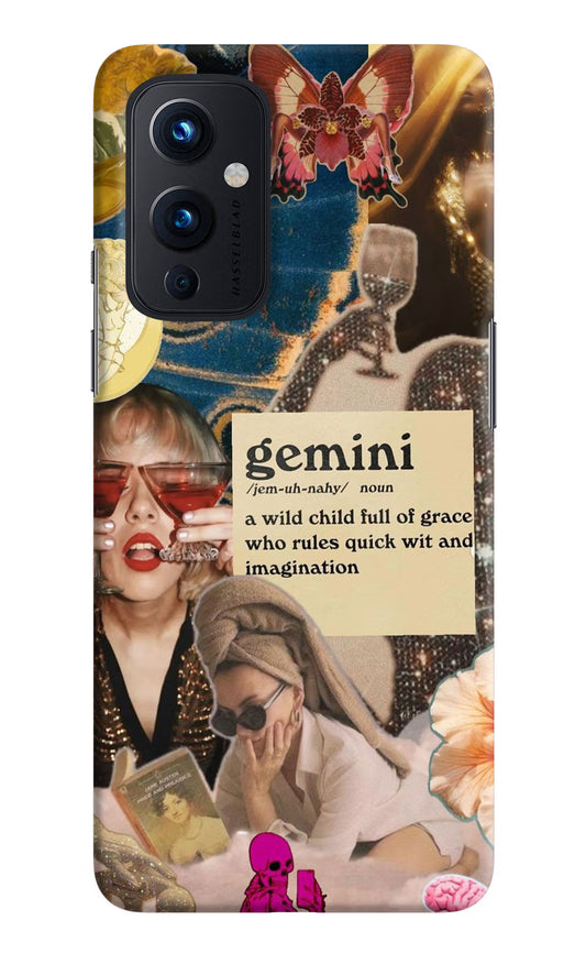 Gemini Zodiac Oneplus 9 Hard Case Back Cover by Casekaro