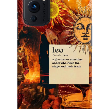 Leo Zodiac Oneplus 9 Hard Case Back Cover by Casekaro