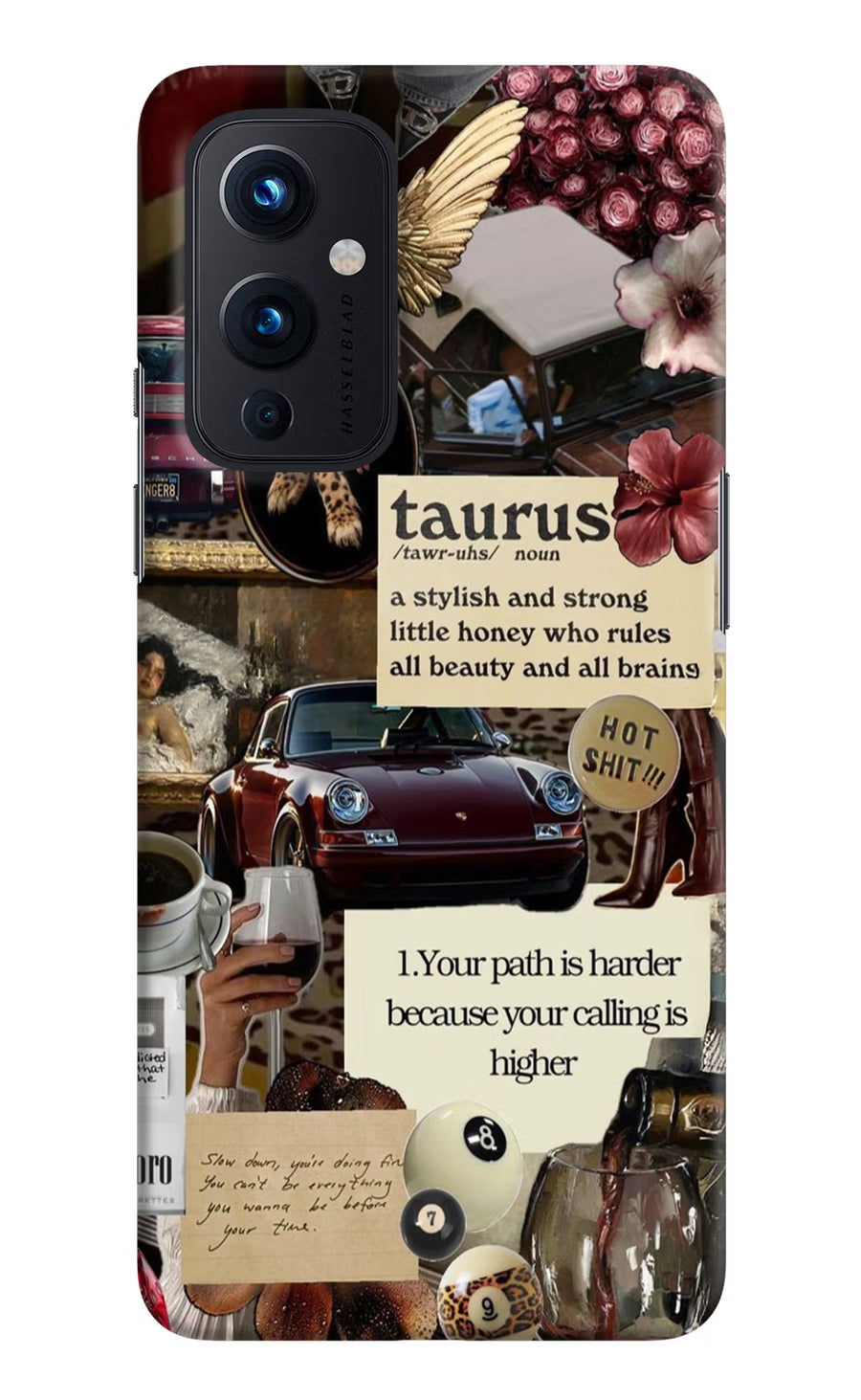 Taurus Zodiac Oneplus 9 Back Cover, Hard case