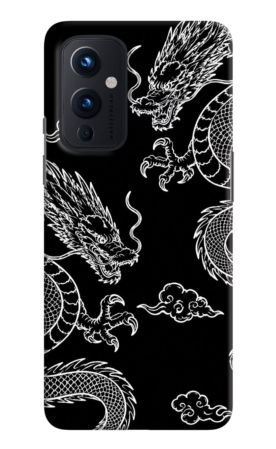 Twin Dragons Oneplus 9 Back Cover, Hard case