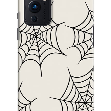 Spider Web Oneplus 9 Hard Case Back Cover by Casekaro
