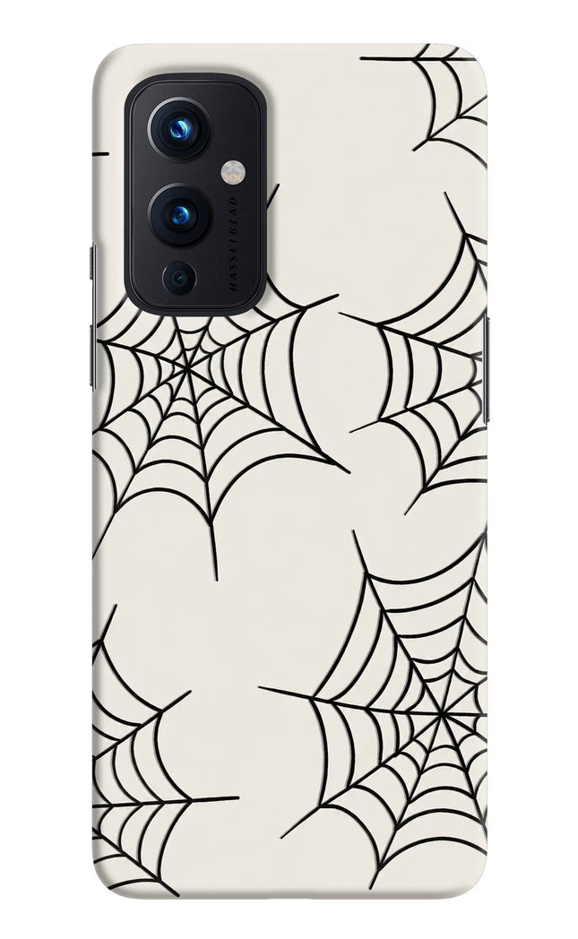 Spider Web Oneplus 9 Hard Case Back Cover by Casekaro