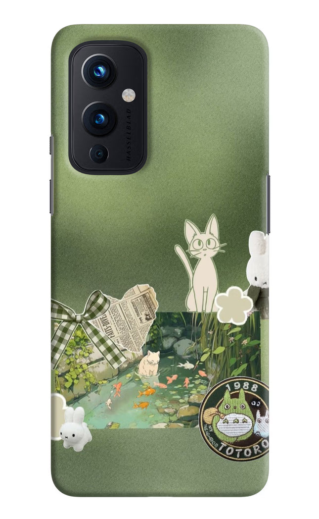 Aesthetic anime Oneplus 9 Hard Case Back Cover by Casekaro