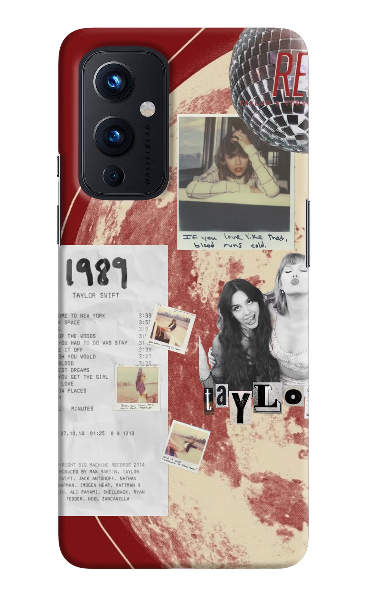 Taylor Swift Oneplus 9 Back Cover