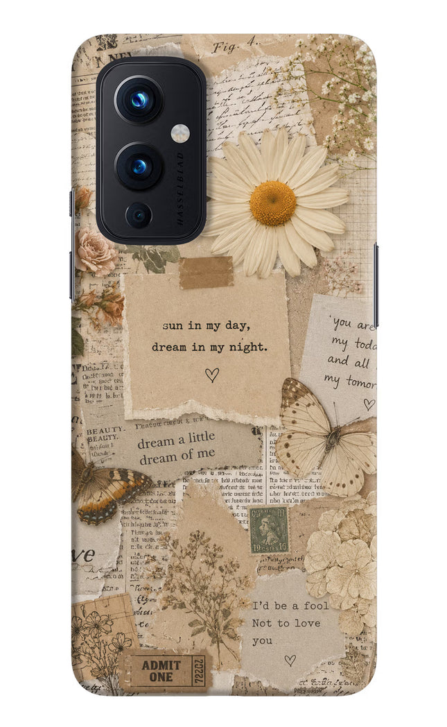 Vintage case Oneplus 9 Hard Case Back Cover by Casekaro