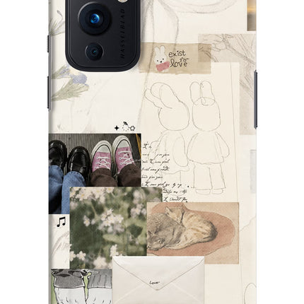 Soft Aesthetic Oneplus 9 Hard Case Back Cover by Casekaro