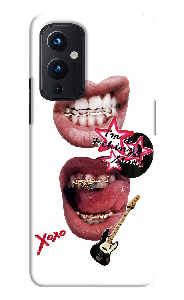 Rockstar Oneplus 9 Hard Case Back Cover by Casekaro