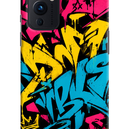Graffiti Vibe Oneplus 9 Hard Case Back Cover by Casekaro