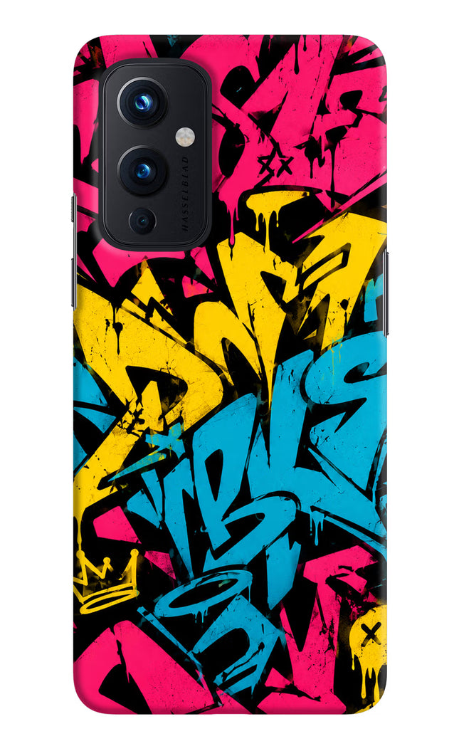 Graffiti Vibe Oneplus 9 Hard Case Back Cover by Casekaro