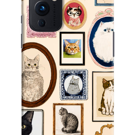 Mirror Cats Oneplus 9 Hard Case Back Cover by Casekaro