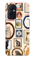 Mirror Cats Oneplus 9 Hard Case Back Cover by Casekaro