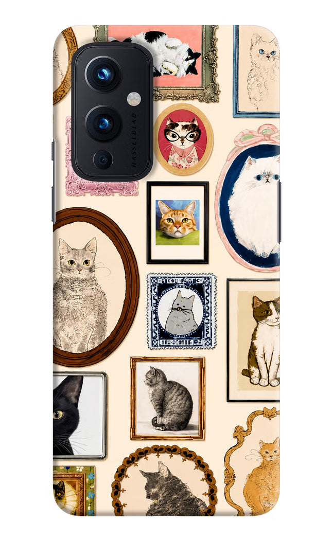 Mirror Cats Oneplus 9 Hard Case Back Cover by Casekaro