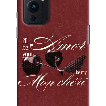 Velvet Cherry Oneplus 9 Hard Case Back Cover by Casekaro