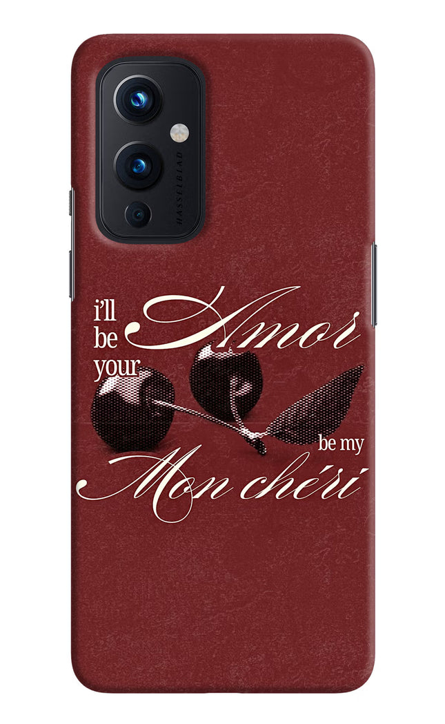 Velvet Cherry Oneplus 9 Hard Case Back Cover by Casekaro