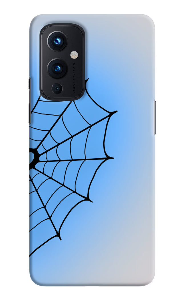 Blue Web Oneplus 9 Hard Case Back Cover by Casekaro
