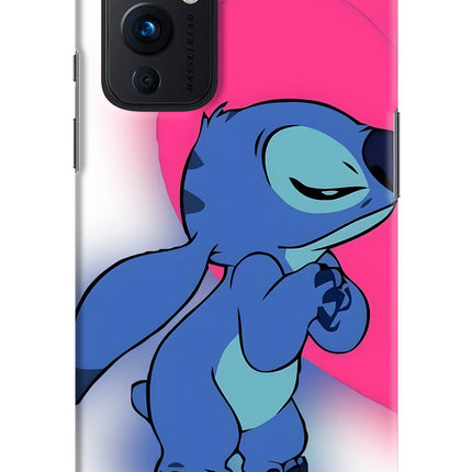 Stitch Hug Oneplus 9 Hard Case Back Cover by Casekaro