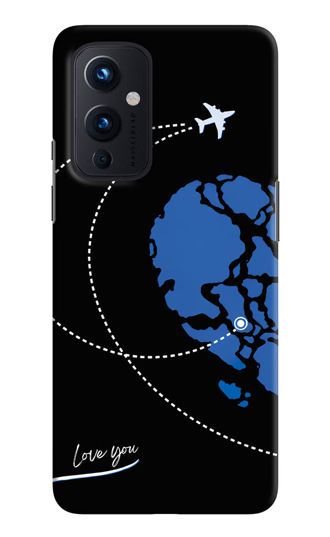 Love Orbit Oneplus 9 Hard Case Back Cover by Casekaro
