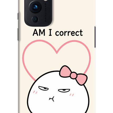 Always Right Oneplus 9 Hard Case Back Cover by Casekaro
