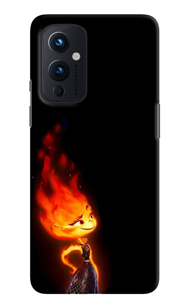 Ember Flame Oneplus 9 Hard Case Back Cover by Casekaro
