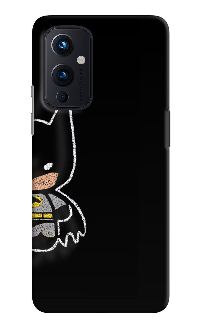 Bat Kitty Oneplus 9 Hard Case Back Cover by Casekaro