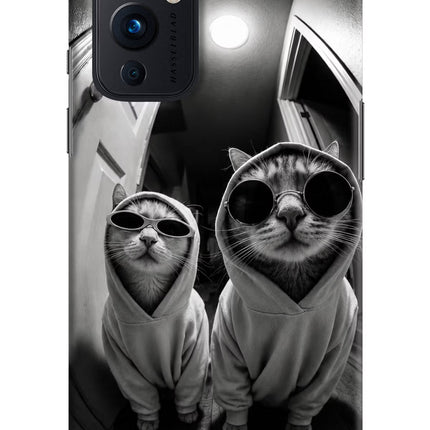 Hood Cats Oneplus 9 Hard Case Back Cover by Casekaro