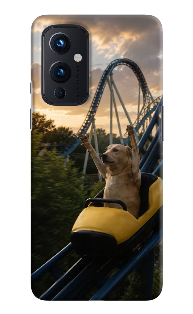 Rollercoaster Dog Oneplus 9 Hard Case Back Cover by Casekaro