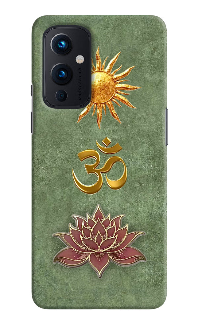 Om & Lotus Oneplus 9 Back Cover