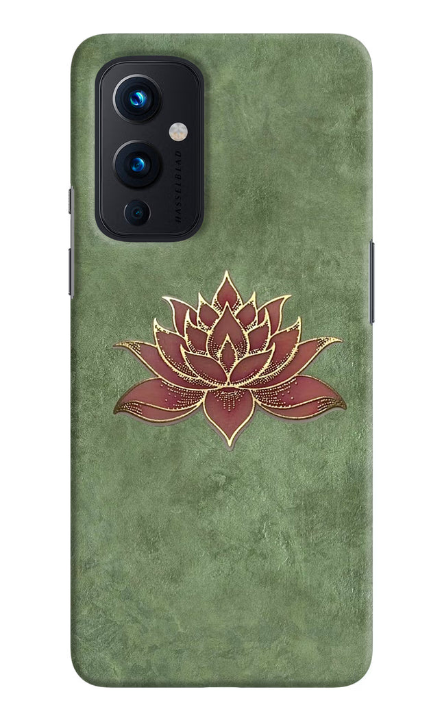 Lotus Grace Oneplus 9 Hard Case Back Cover by Casekaro