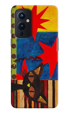Pop Cat Oneplus 9 Back Cover
