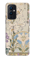 White Lily Oneplus 9 Back Cover