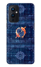 Koi Blue Oneplus 9 Back Cover