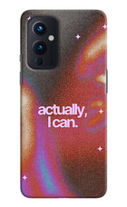 Pink Aura Oneplus 9 Back Cover