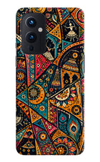Folk Print Oneplus 9 Back Cover
