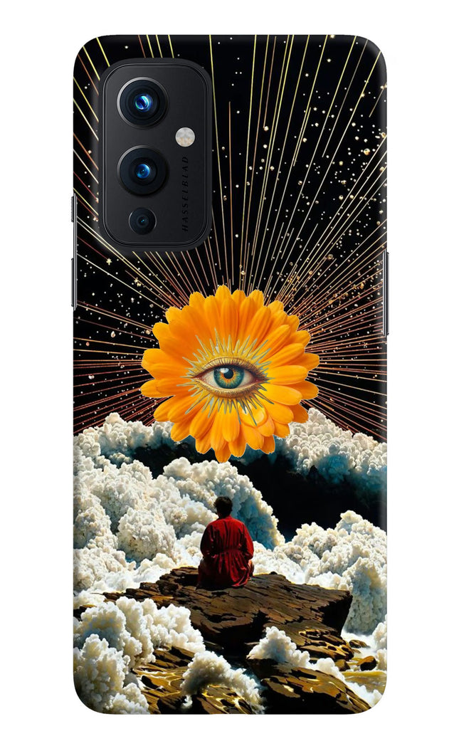 Cosmic Flower Oneplus 9 Hard Case Back Cover by Casekaro