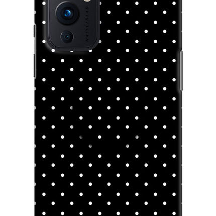 White Dots Oneplus 9 Pop Case by Casekaro