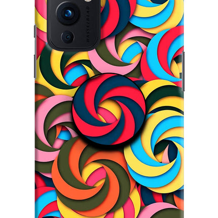 Spiral Pattern Oneplus 9 Pop Case by Casekaro